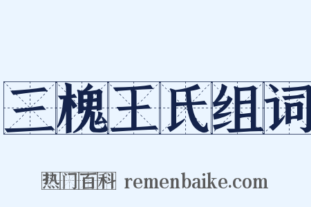 三槐王氏组词是什么意思的图片